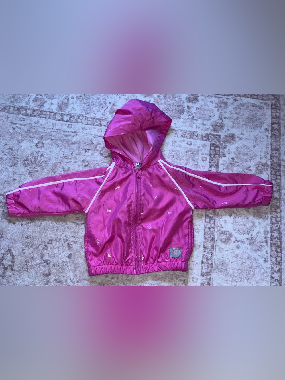 Body Glove Girls Bright Pink Hooded Jacket